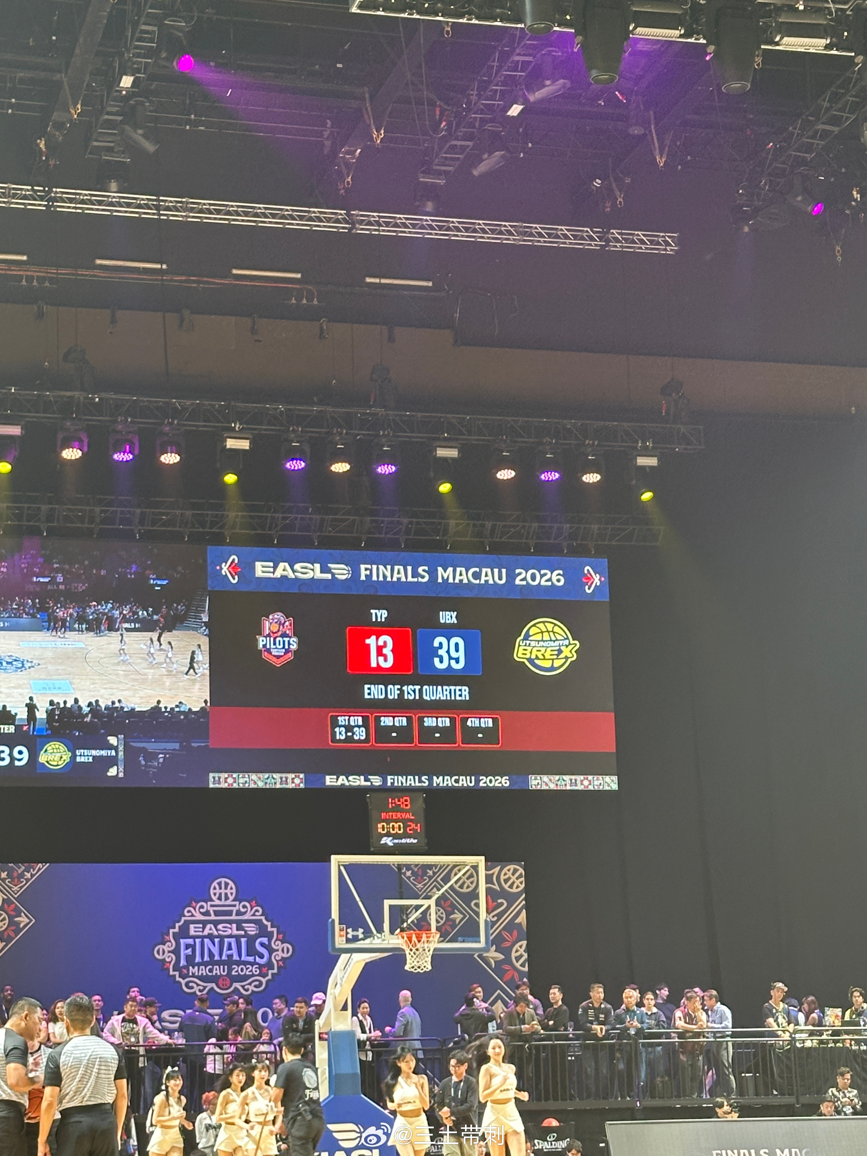 东亚超级联赛决赛第一节，已经花透了。。。 