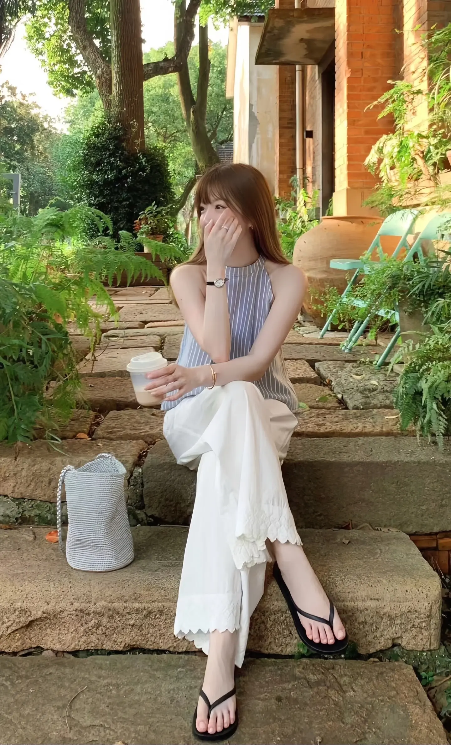 夏季穿搭 今日穿搭 韩系穿搭 出游穿搭 夏日ootd穿搭