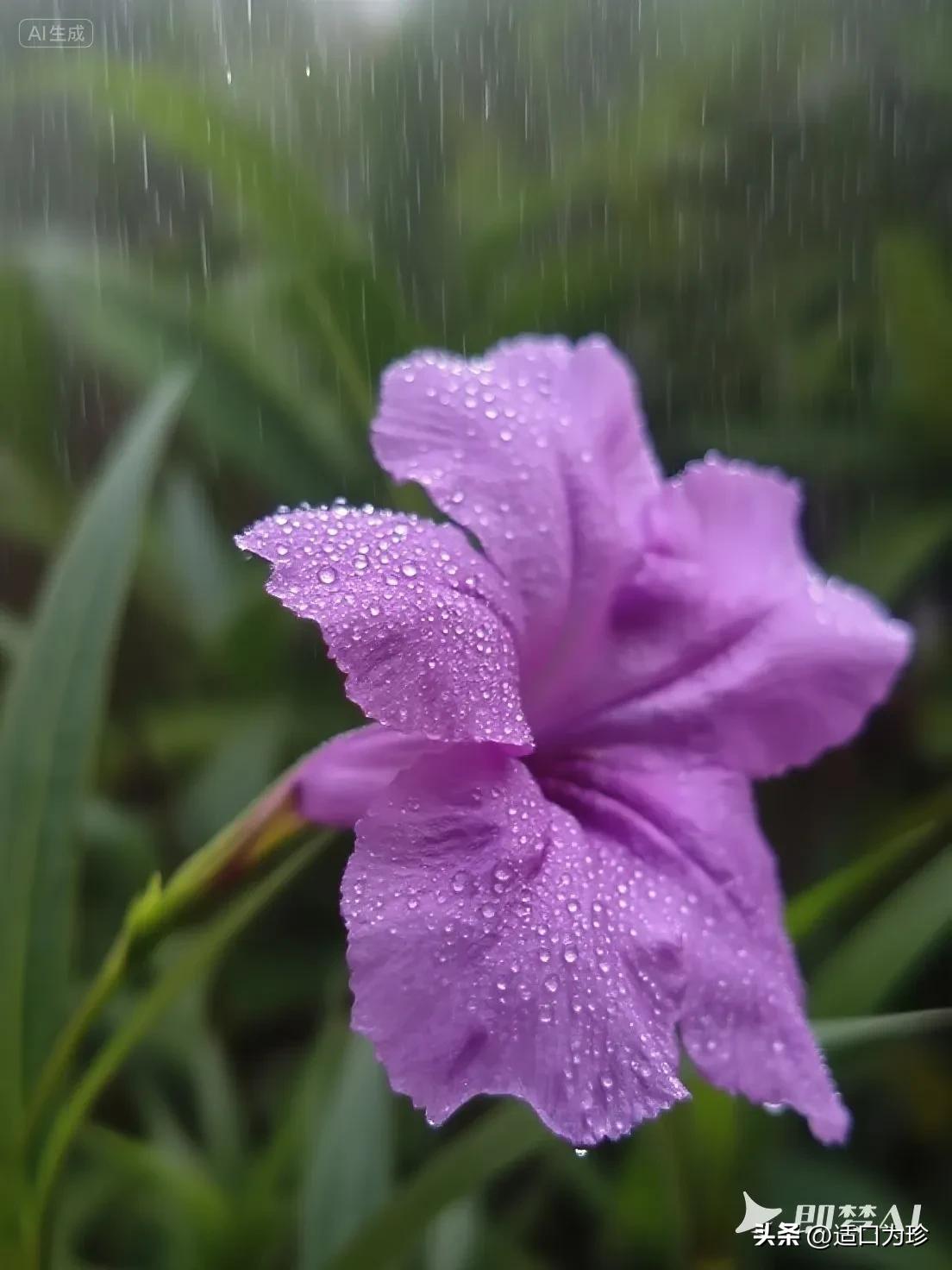 夏，尚未退场，
​秋，翘首以待。
​在初秋的雨里，
​还藏着夏天最后的热烈。