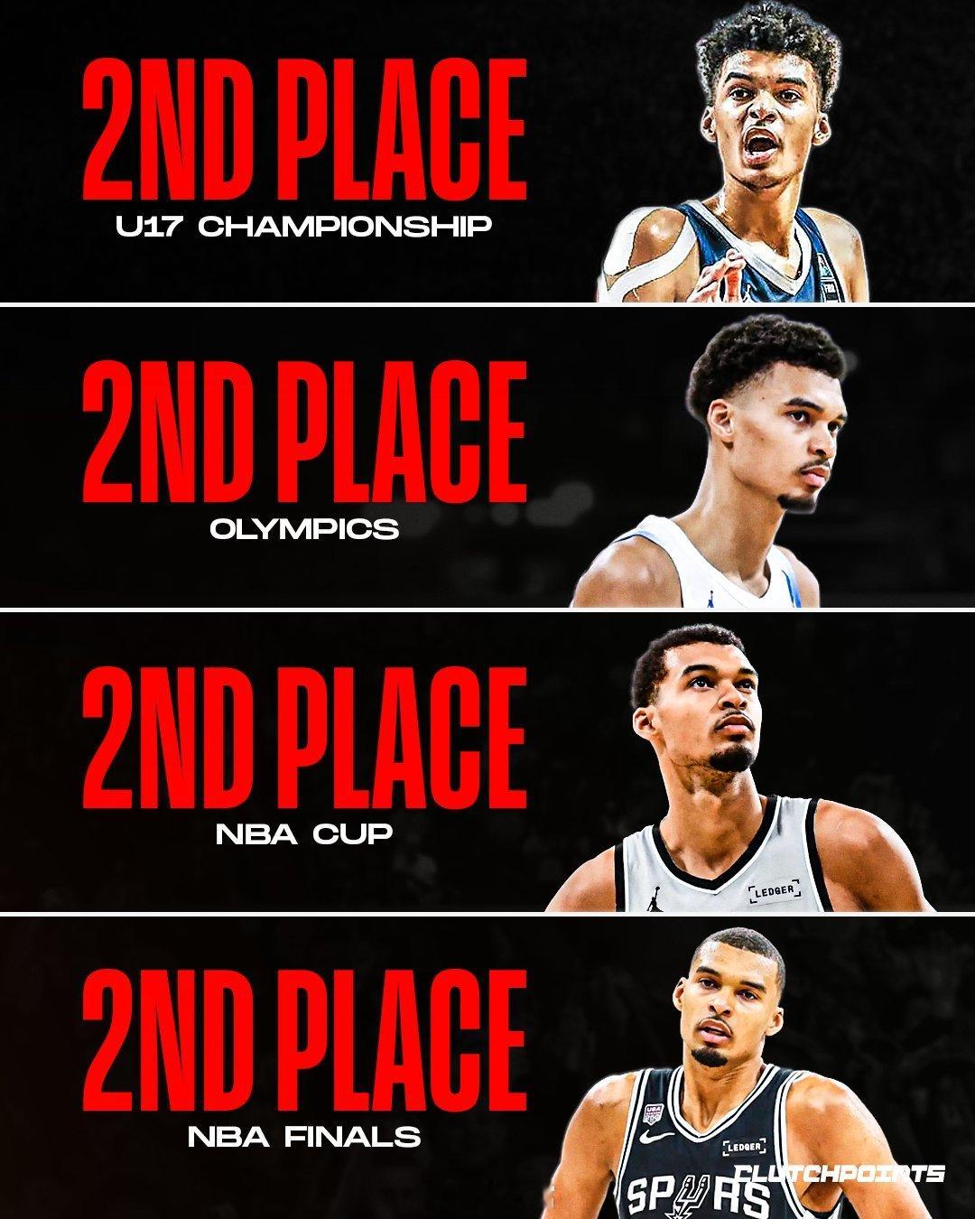 U17世青赛奥运会NBA杯NBA总决赛文班亚马离🏆仅一步之遥，未来可期 