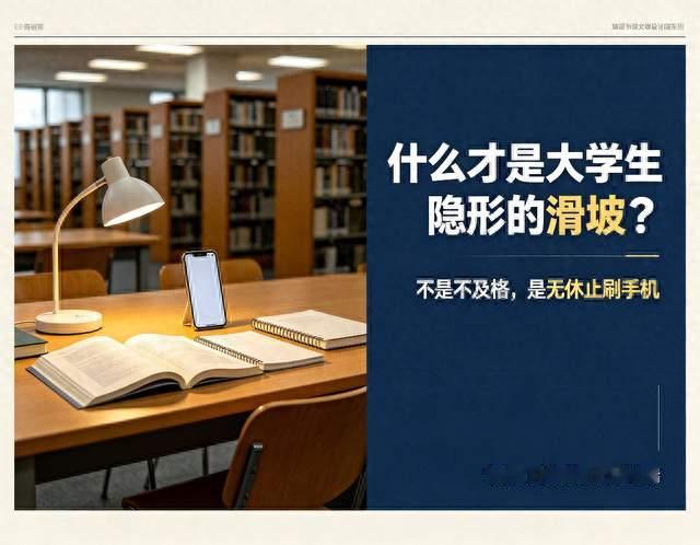 什么才是大学生隐形的滑坡？不是不及格，是无休止刷手机