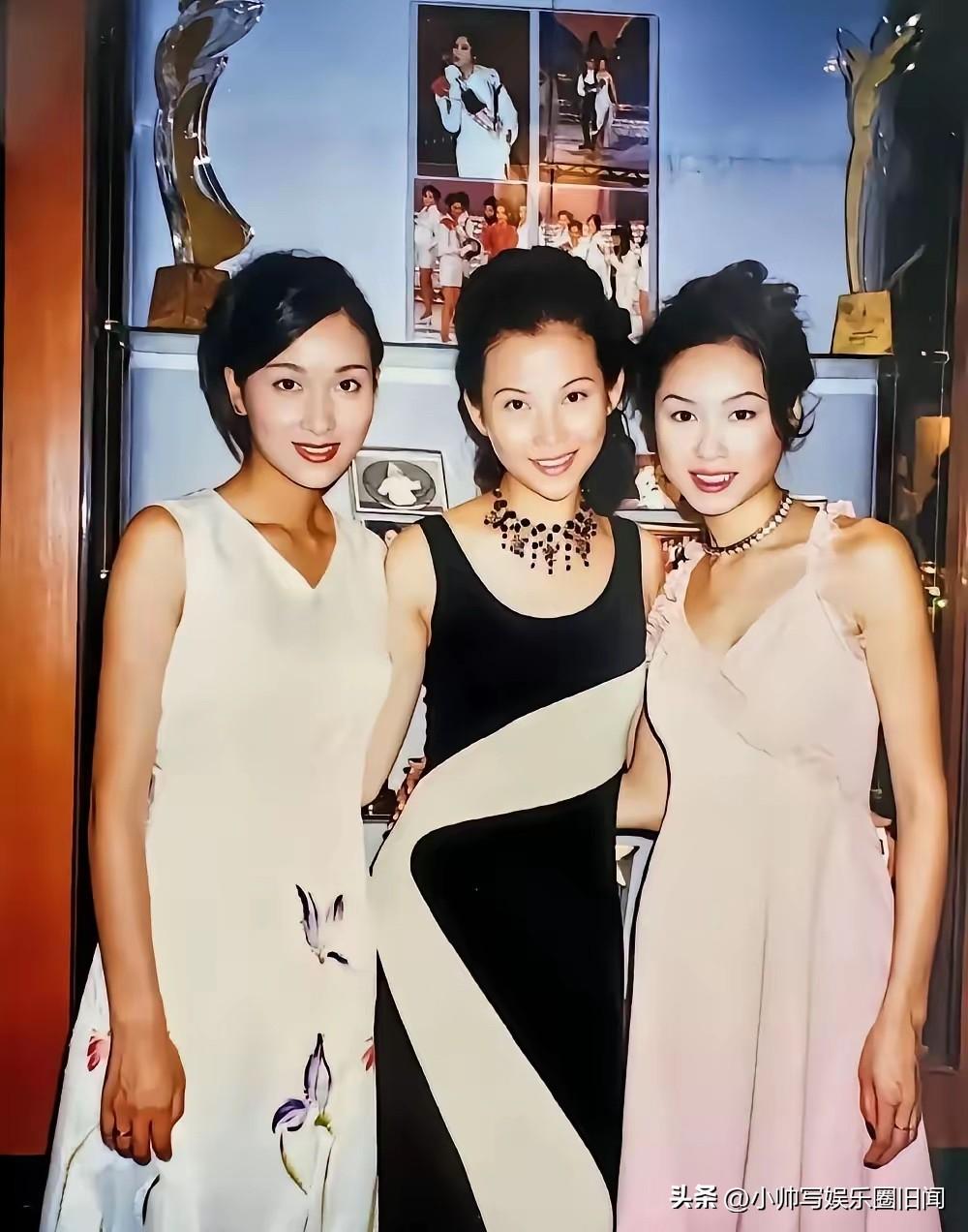 三位选美出身的香港女星同框，你更欣赏哪一位？

从左到右分别是1995年亚姐冠军