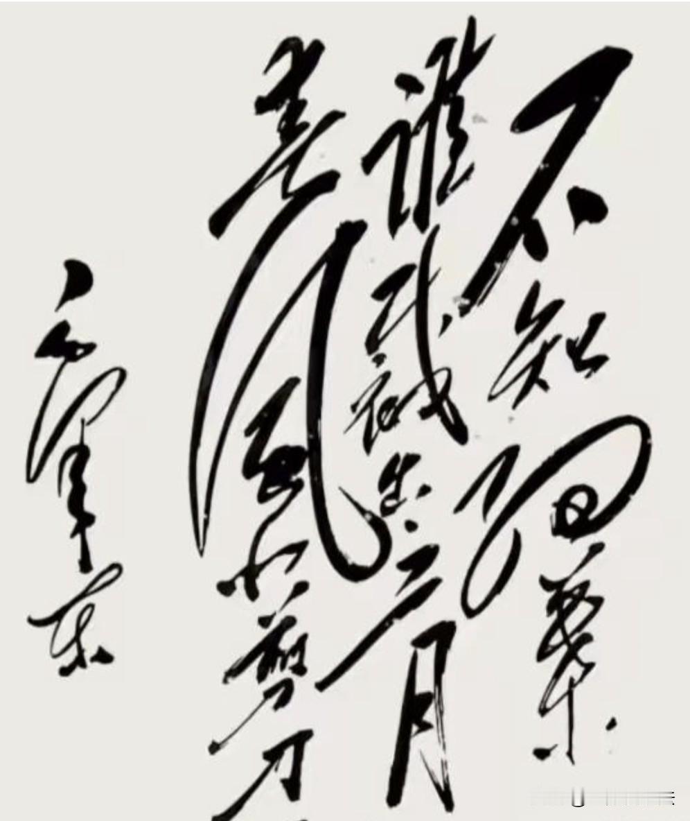 哪位大神能够解开这幅毛体狂草唐诗的密码