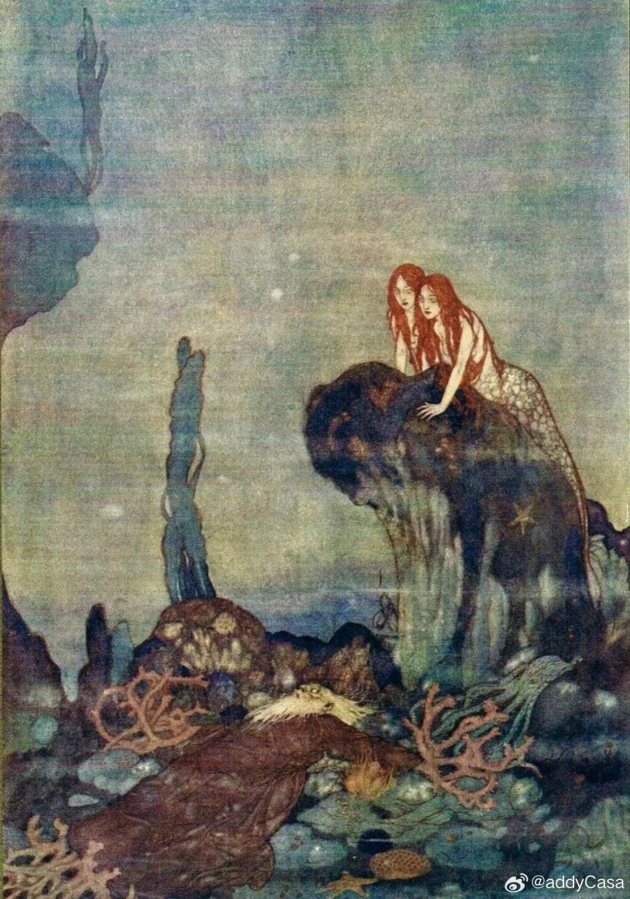 鼓魔寧～By Edmund Dulac 日本·横滨
