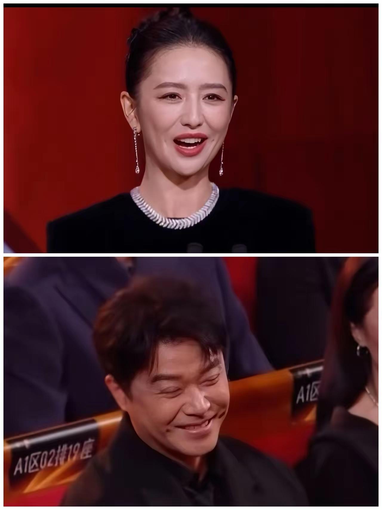 实在不行，要不佟丽娅陈思诚你俩复婚吧！

看看今天金鸡奖颁奖现场，佟丽娅在台上讲