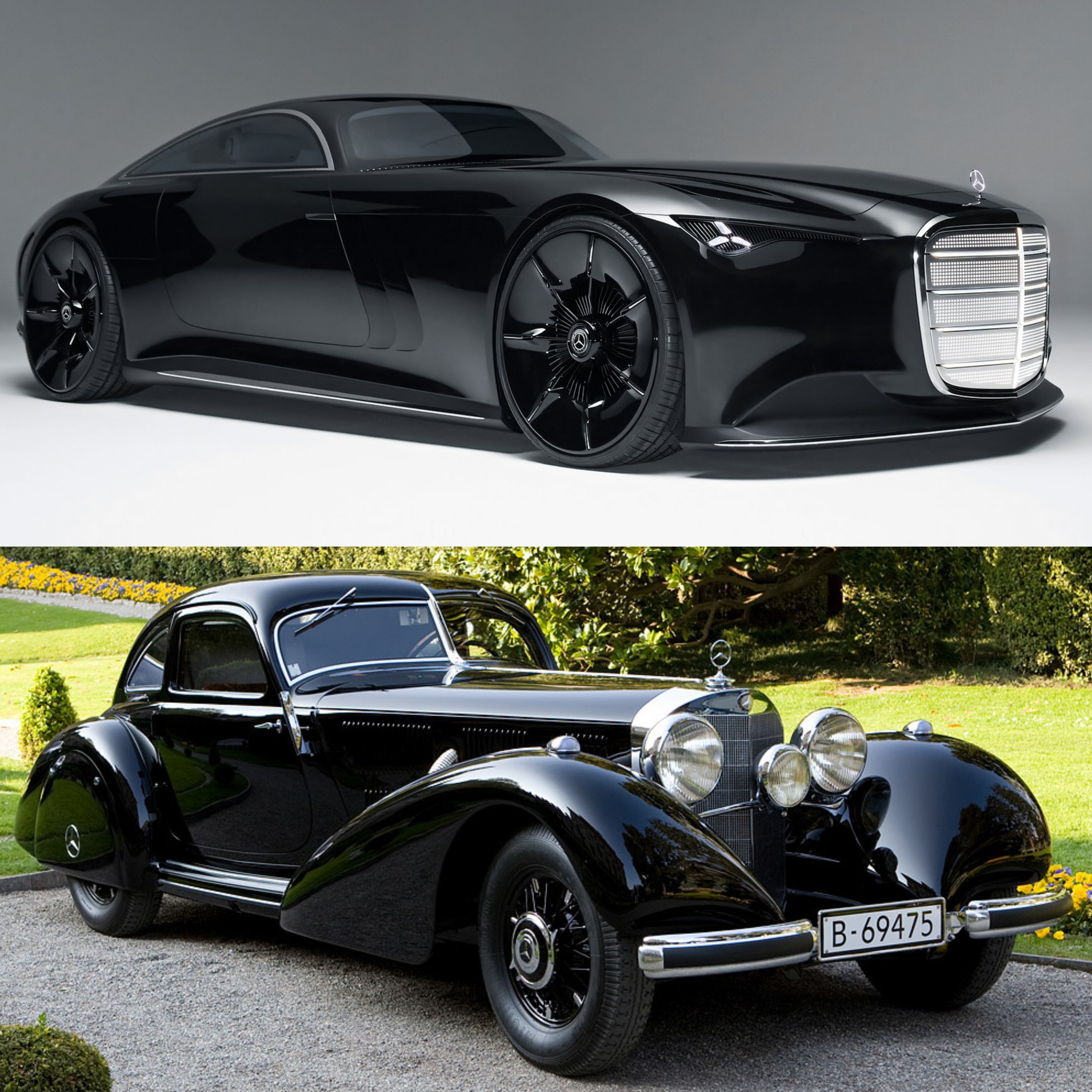 一天一张文艺照[超话] 气势上不输这辆1938 Mercedes-Benz 54