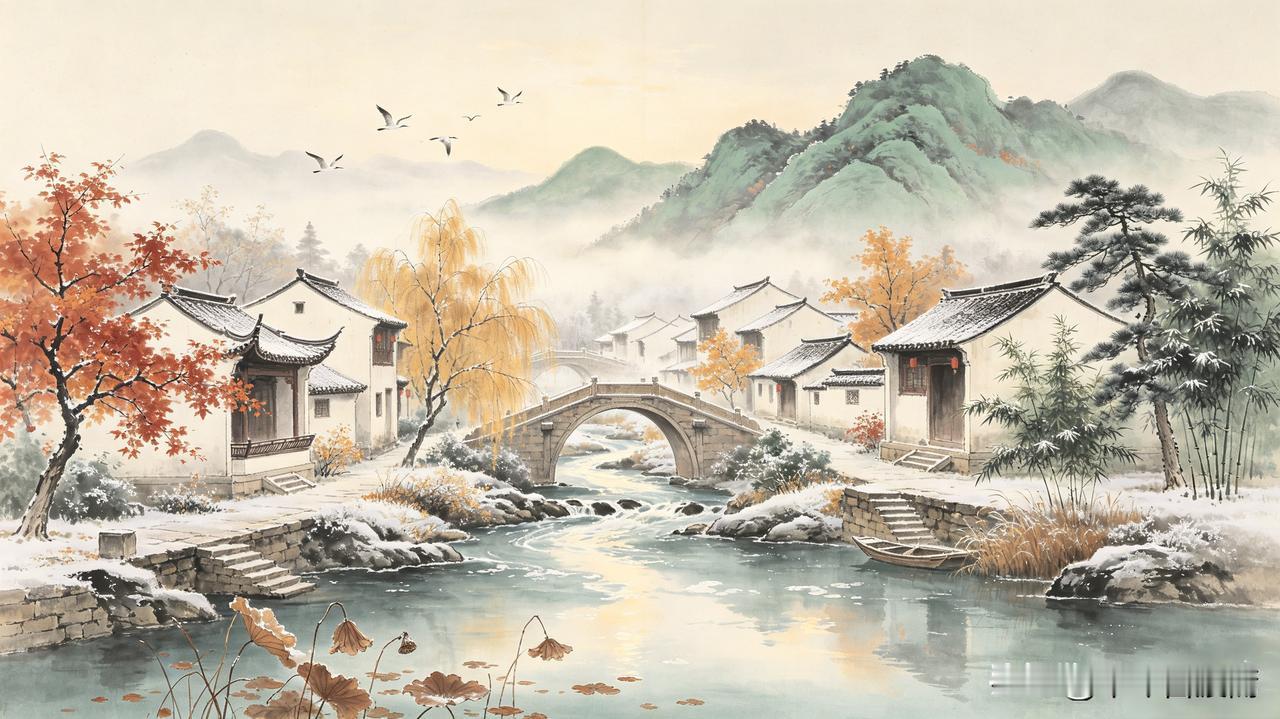 霜降至，万物藏，一诗读懂秋末的从容
 
时序匆匆，转眼霜降。露凝为霜，鸿雁南去，