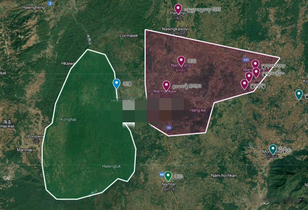 昔卜塔隆渡被缅军关闭。如果消息属实，可以认为米界河河弯的这个台地被缅军纳入控制，