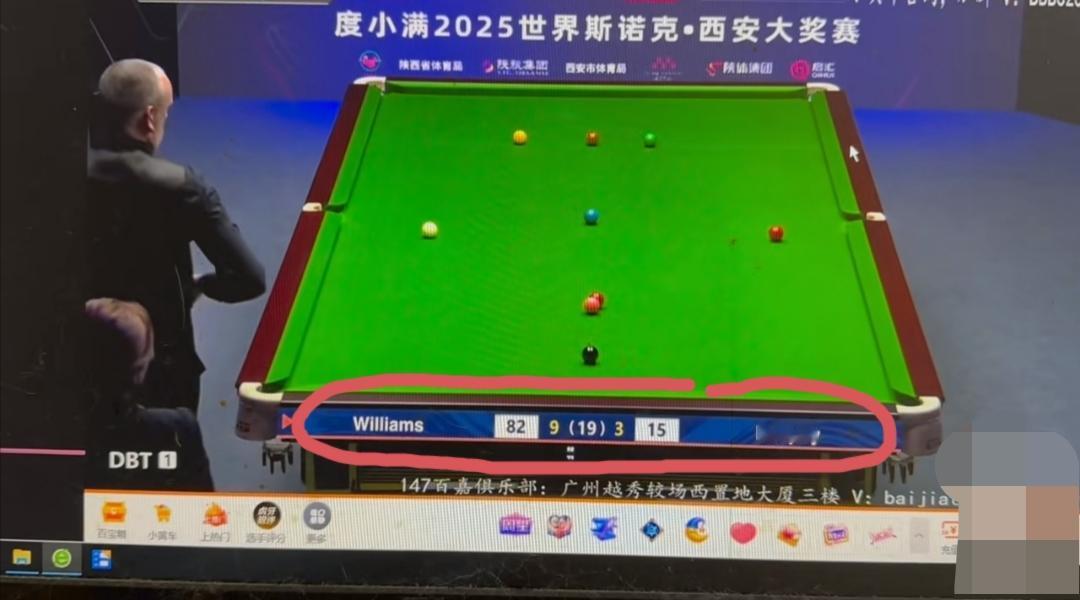 马克威廉姆斯10:3击败肖恩墨菲，夺得斯诺克西安大奖赛的冠军。他也以50岁206