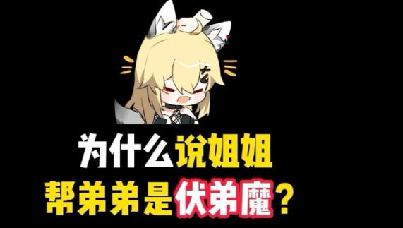 为什么哥哥帮弟弟就是长兄如父，姐姐帮弟弟就是伏地魔？
其实啊，不管是哥哥还是姐姐