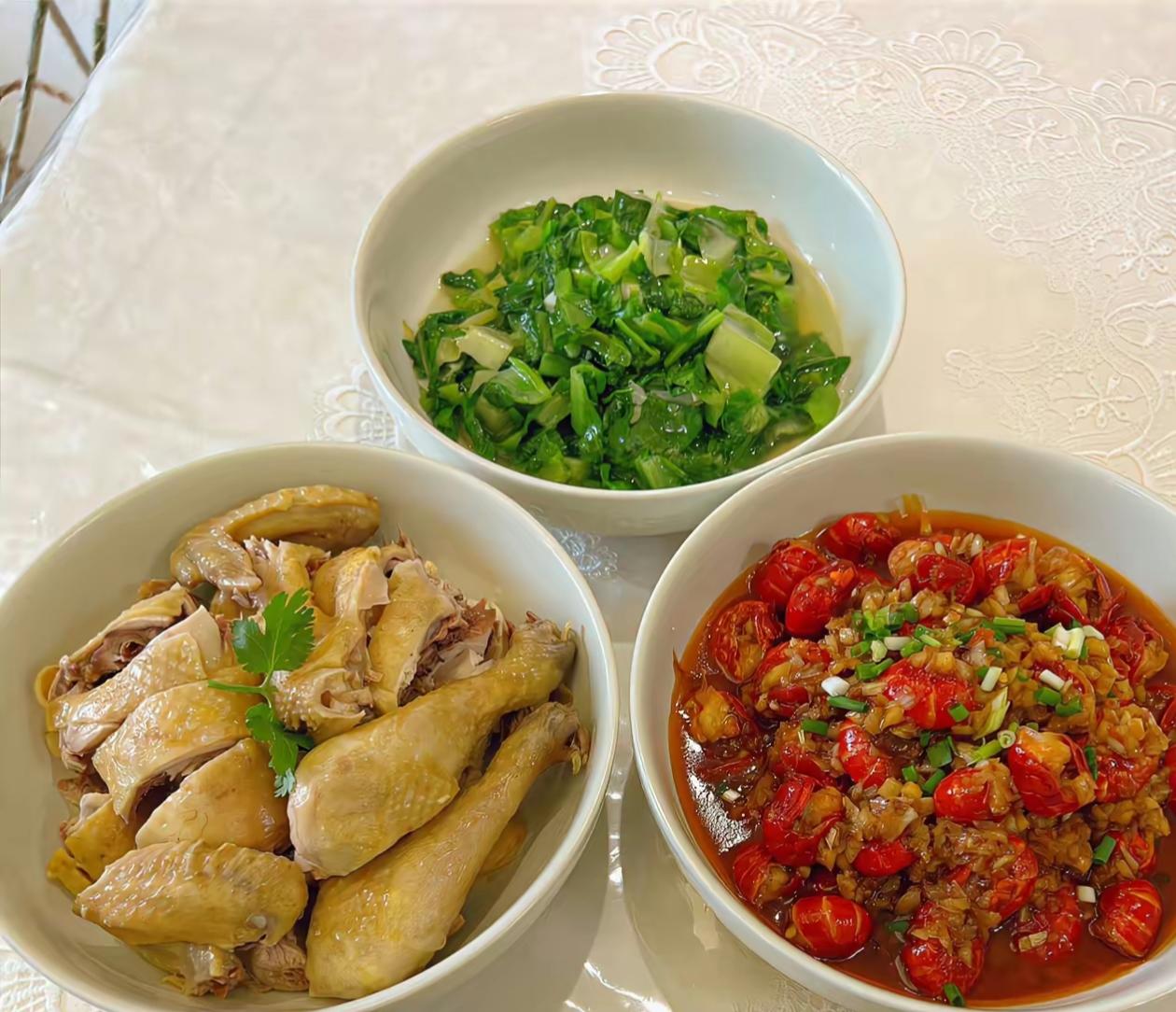 家常美味三道菜，色香味俱全！🍽️💚做饭我喜欢简单，少而精。荤素搭配即可，没必