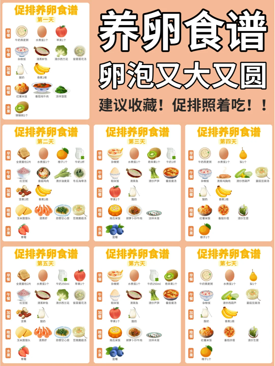 促排期必看‼️跟着营养师吃出卵泡又大又圆🔥