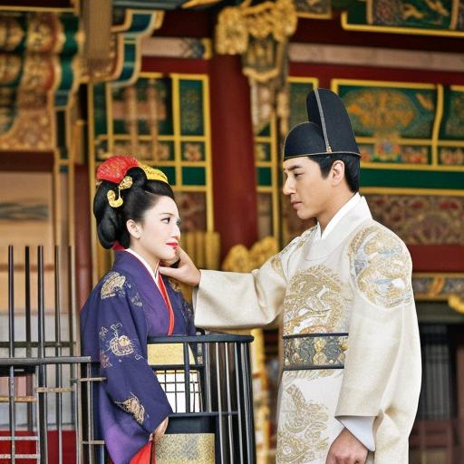 公元654年，日本使者将两个美女进贡给唐高宗李治。李治很喜欢，当晚就宠幸了她们。