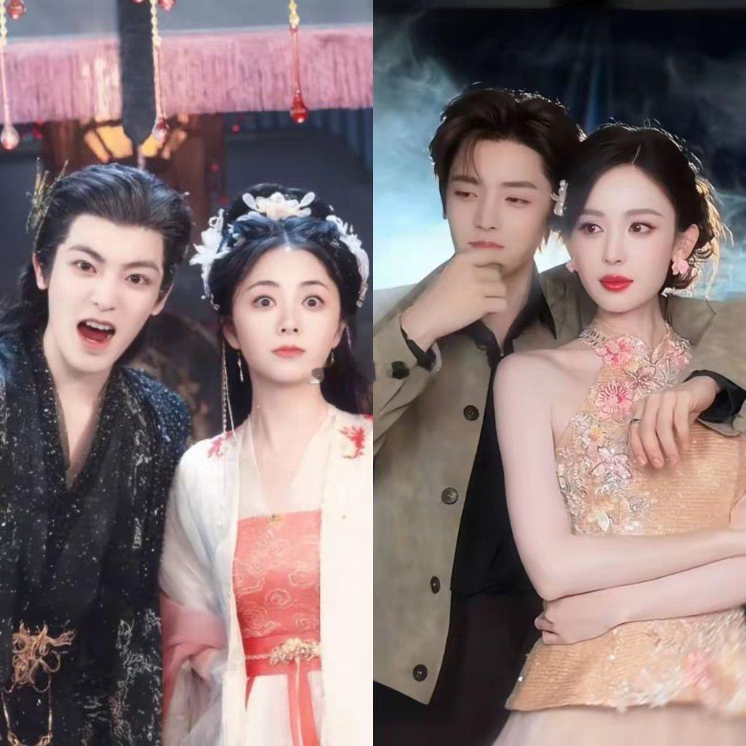 我承认娜扎真的很美，侯明昊也很帅但是要说有cp感的话，侯明昊还是跟演《逍遥》的谭