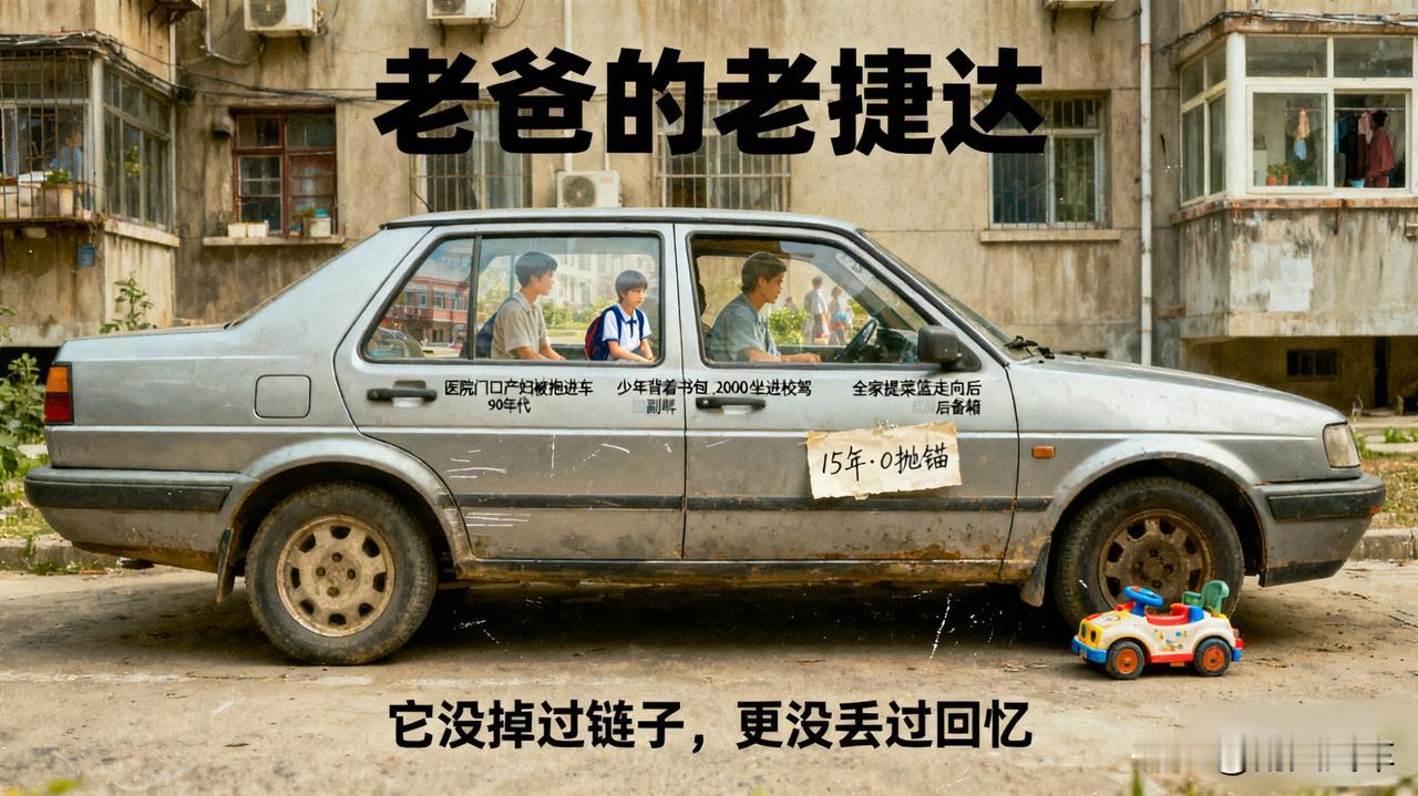 老爸的老捷达

我爸那台老捷达，十几年了，破旧不堪，就是不肯换。以前不理解，直到
