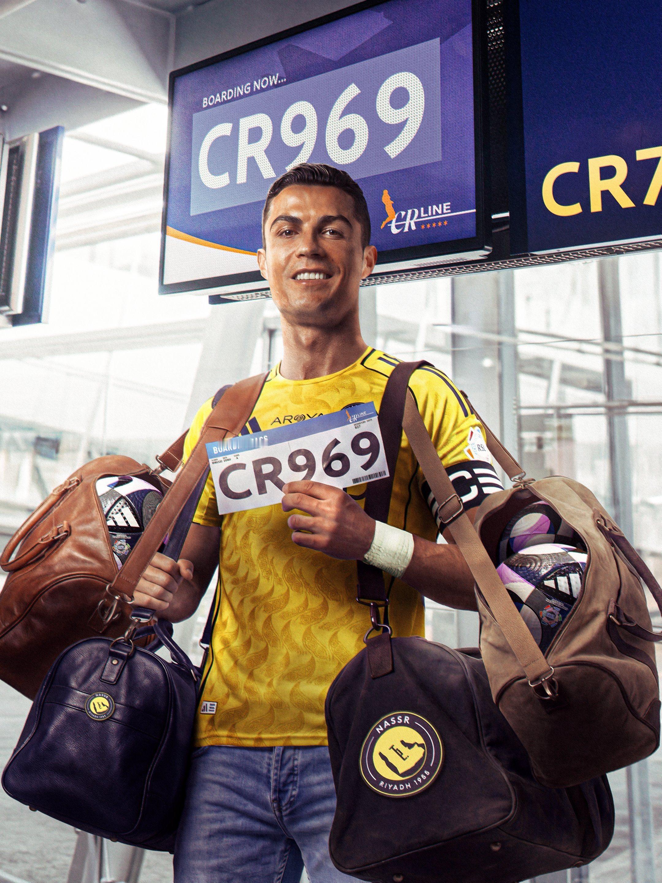 C罗c罗生涯969球早场幸福，又进一球 