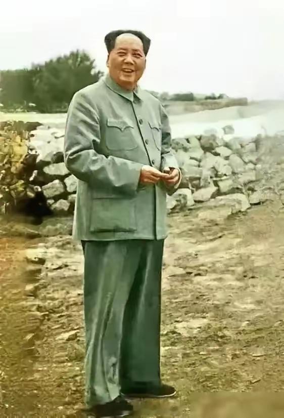 1956年，毛主席视察广东，站在一个叫蛇口（今深圳）的小渔村，隔河望香港，对中南