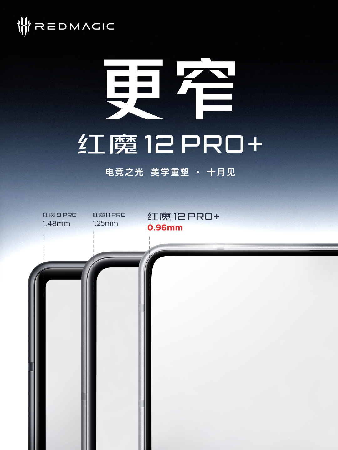 更轻，更薄，更窄，更圆润的红魔12PRO+要来了。没想到红魔手机开始注重手感了红
