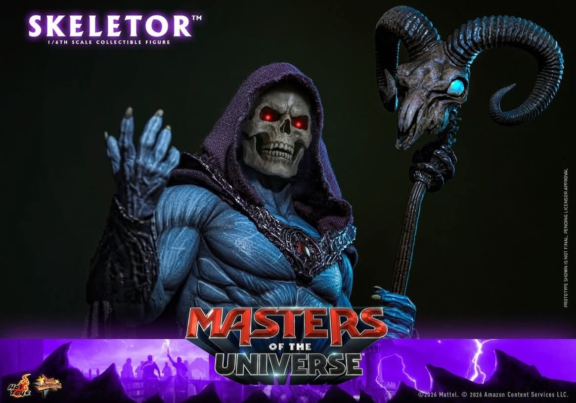 HOTTOYS HT 发布，宇宙的巨人希曼电影版 1/6希曼和骷髅王人偶，这个，