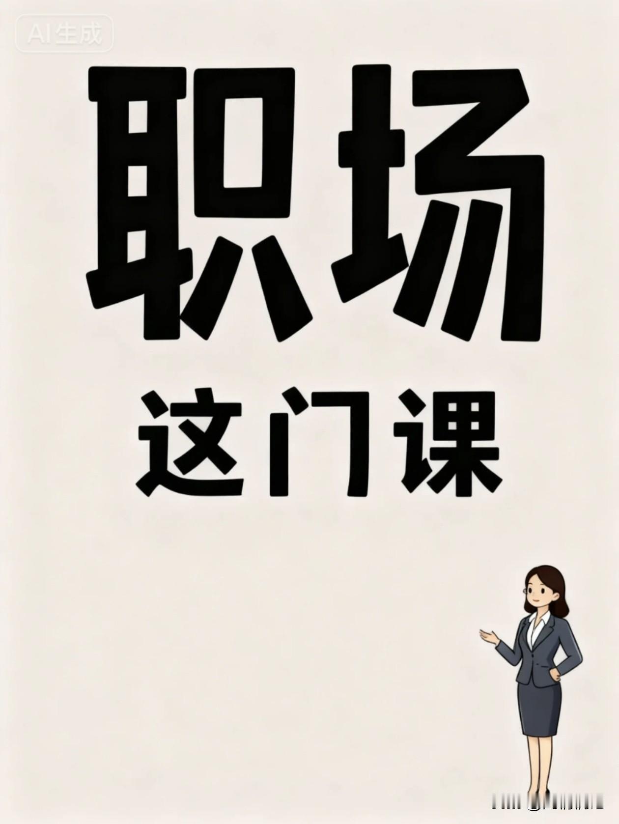 上班后才看透的扎心真相：职场不是童话，这些“潜规则”越早懂越好！

1. 别把同
