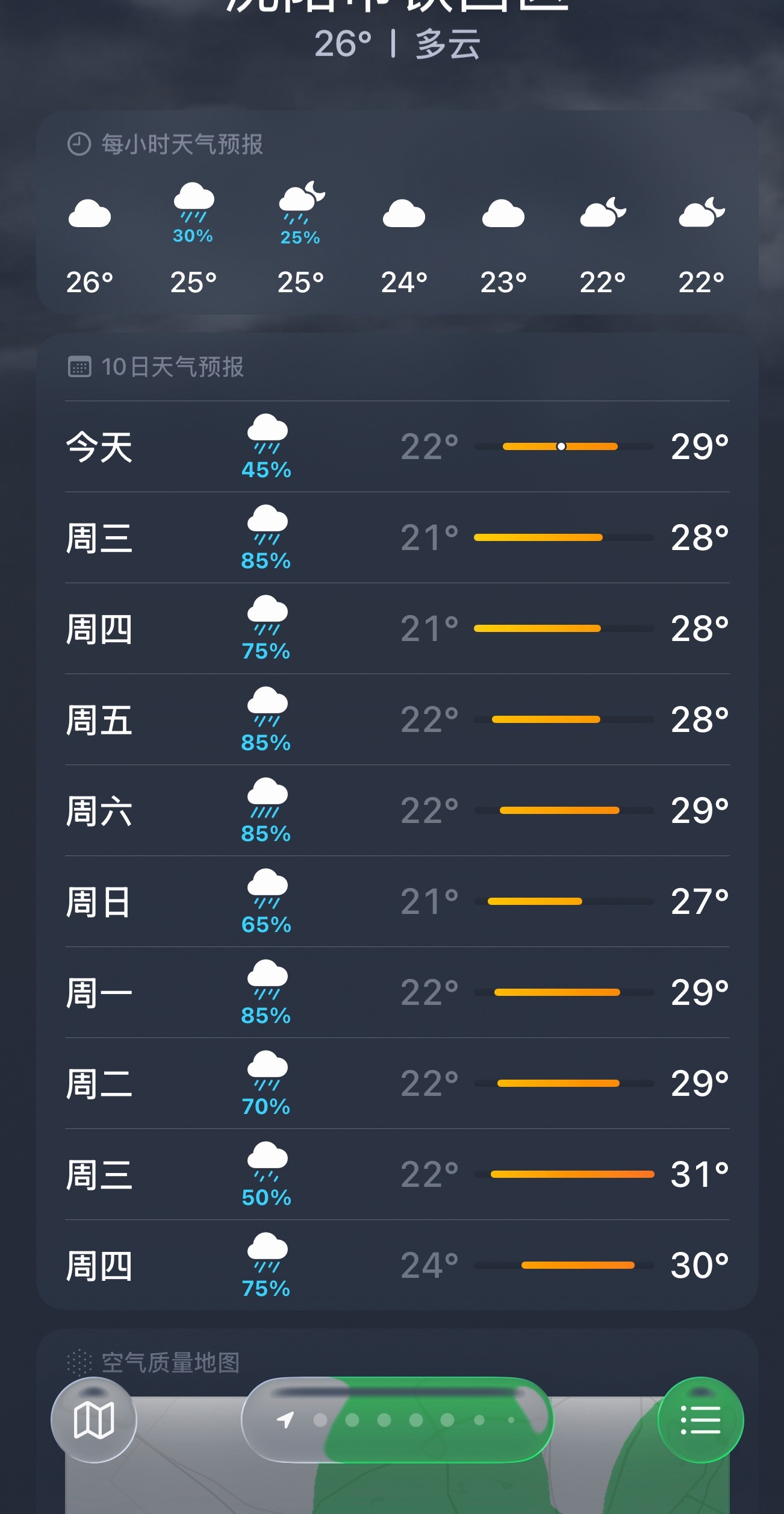 Oh yeah！半个月连雨天