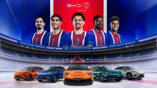 近日，比亚迪与巴黎圣日耳曼足球俱乐部（PSG）达成全球战略合作关系，两大全球品牌