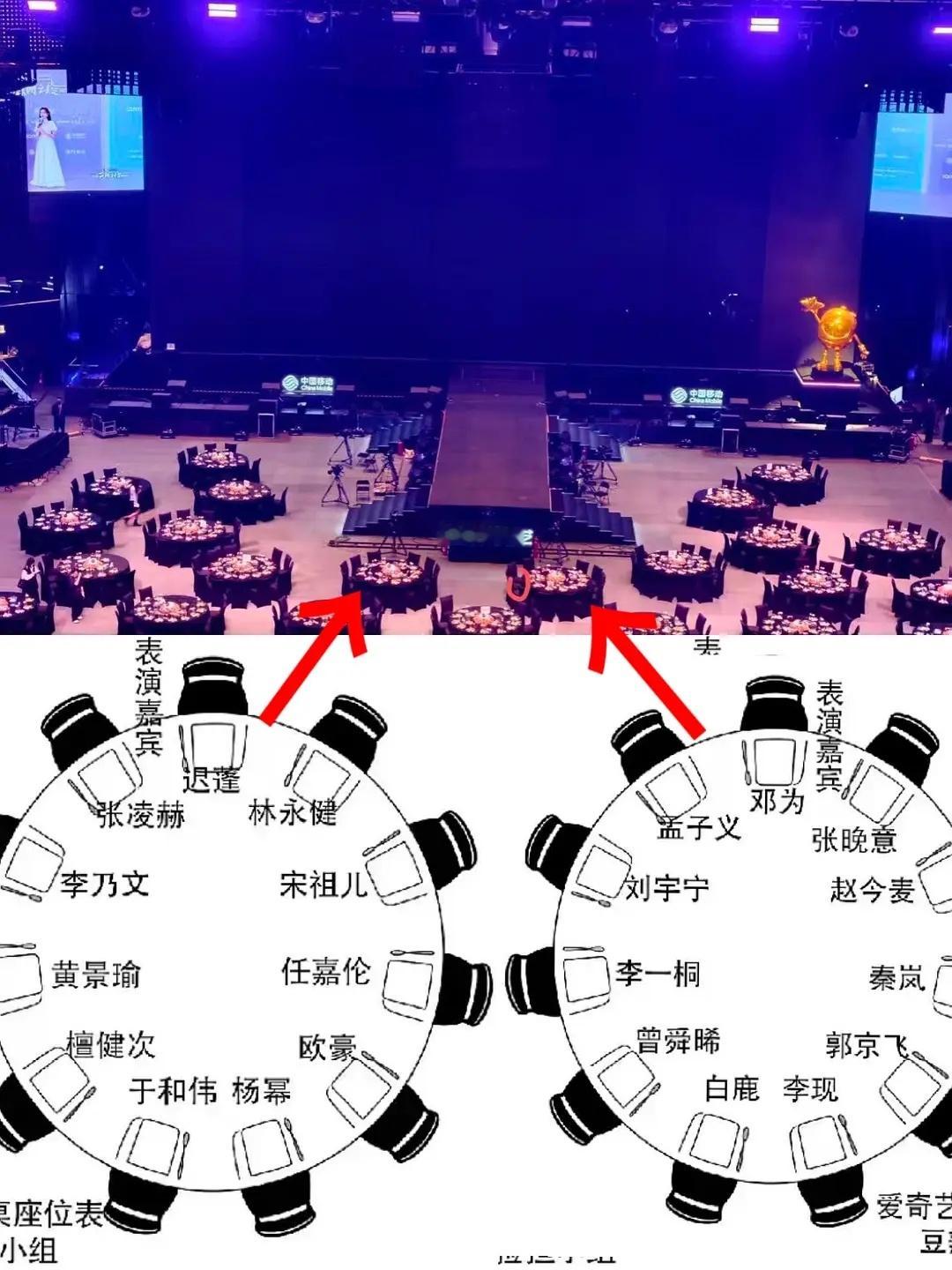 无人发现，同样破万的朝雪录，李兰迪和敖瑞鹏却没有坐上主桌 