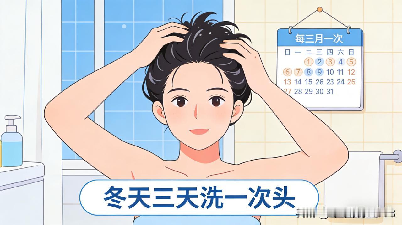 最近发现自己的头皮状态很纠结：冬天三天洗一次头，夏天却忍不住一天一洗，可总有人说