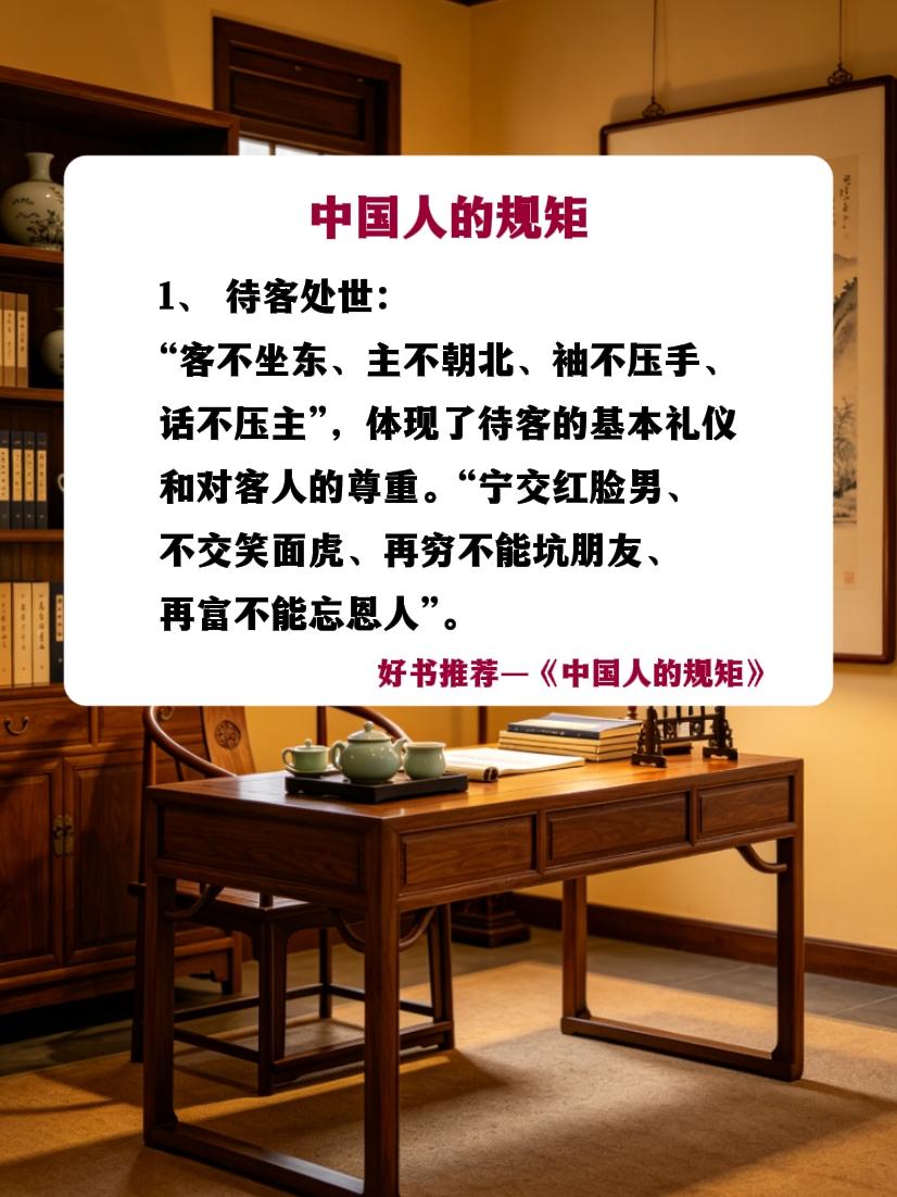 规矩 礼仪 中国人的规矩