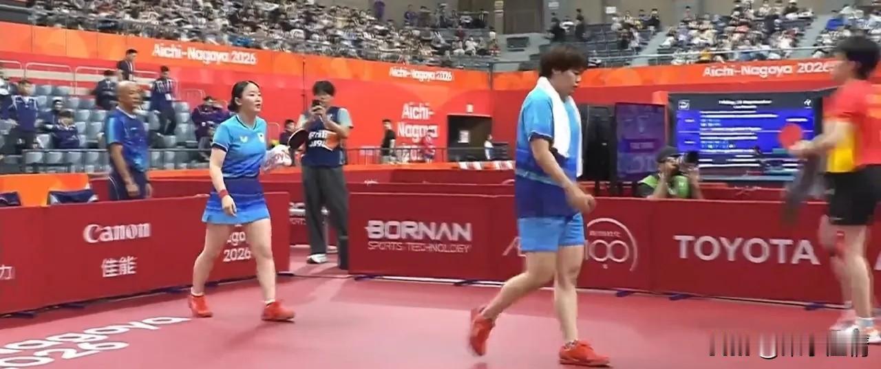 笑死我了！亚运会混双1/4决赛，松岛辉空/张本美和0:3遭莎头组合横扫，结果赛后