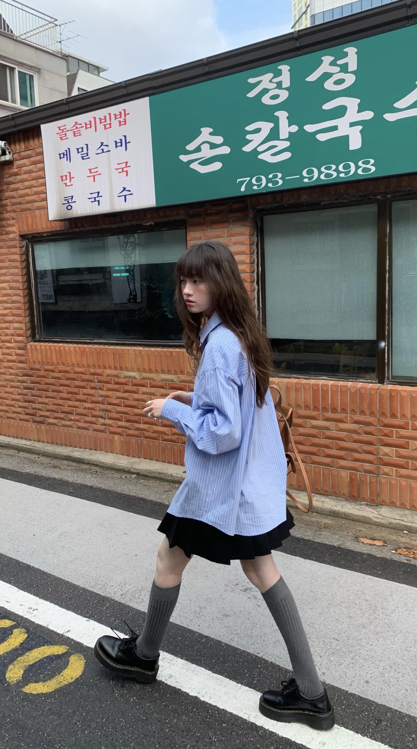 首尔的街道好有感觉。