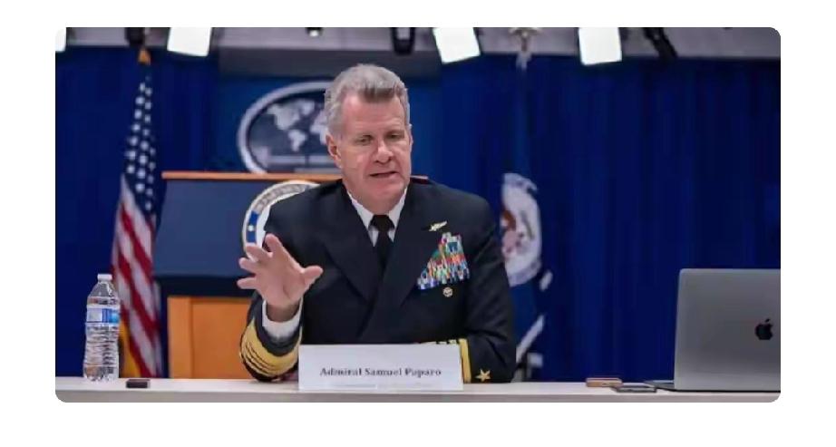 美印太司令这话简直是倒打一耙啊！中国海军近距离拦截美国军舰，那是因为美国军舰跑到