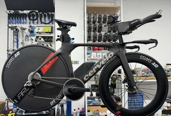 球球的cervelo p5
图1装好效果，图2拆之前的效果sram/shiman