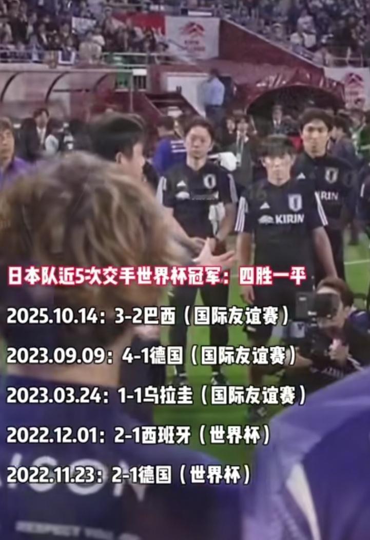 日本夺得世界杯概率应该高于申花今年夺得联赛冠军概率！我们看到日本近两年与世界杯冠
