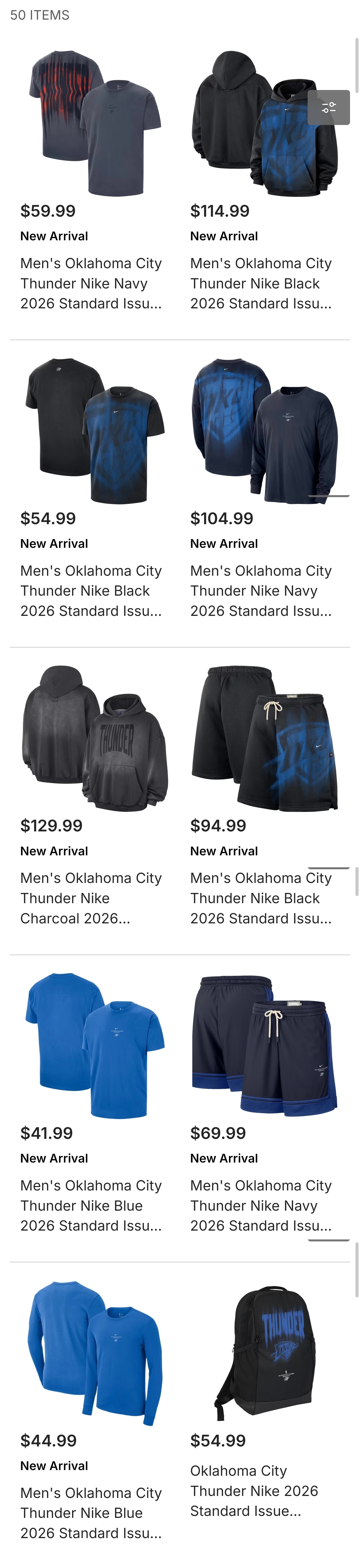 好看吗？Nike给NBA各队做的全新服饰现已上架！nba雷霆[超话] ​​​