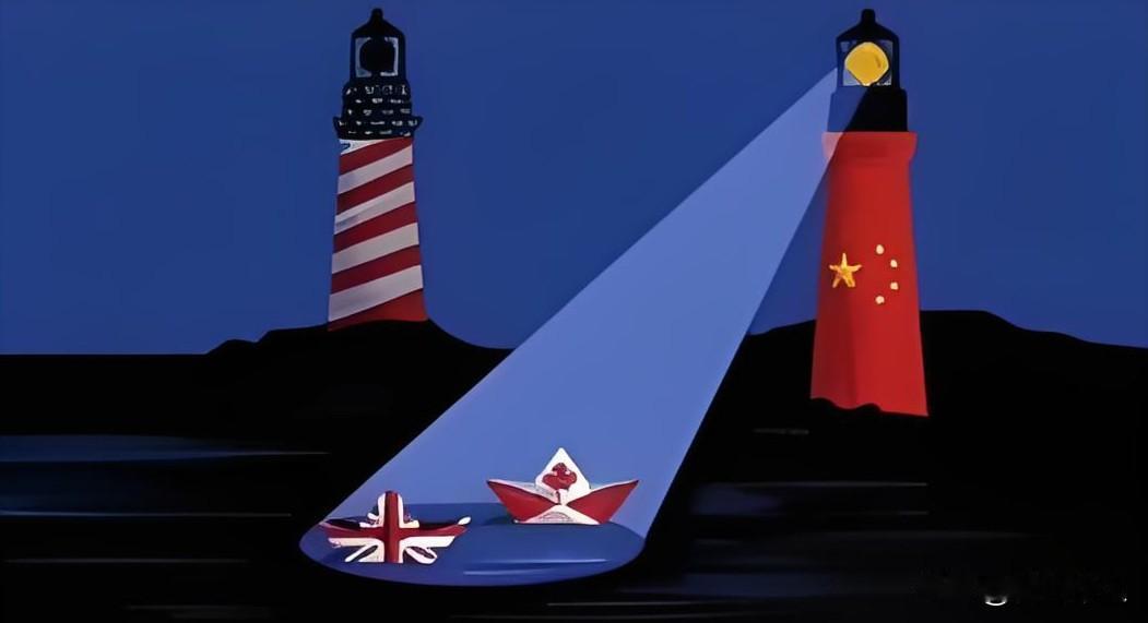 英国《经济人报》发表了题为《西方领导人在孤独的世界中前行》的文章，文中插了一幅漫