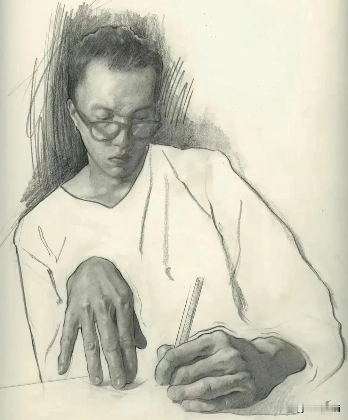 这样的素描你喜欢吗？