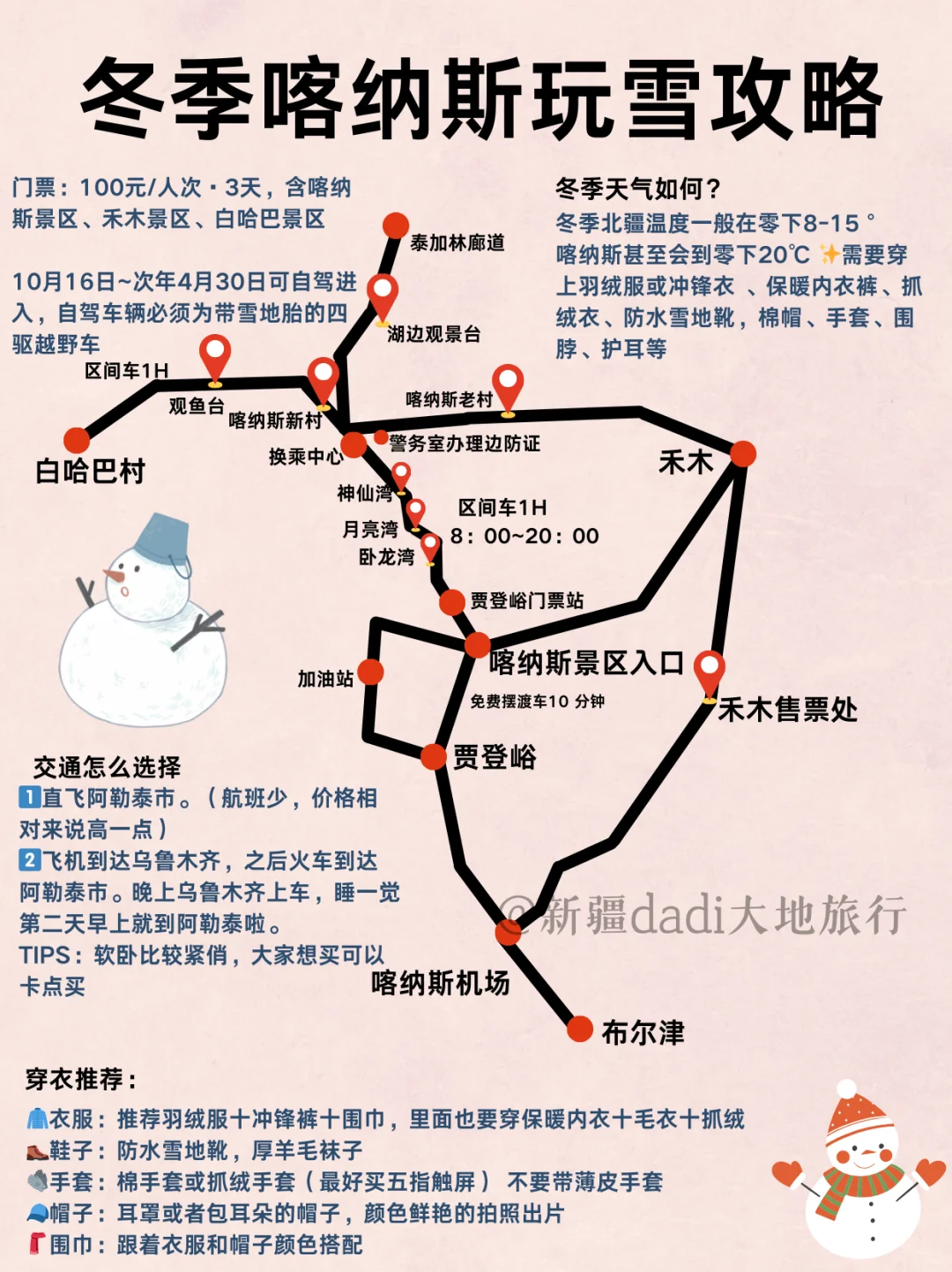 冬季来阿勒泰旅游的姐妹们‼️避坑