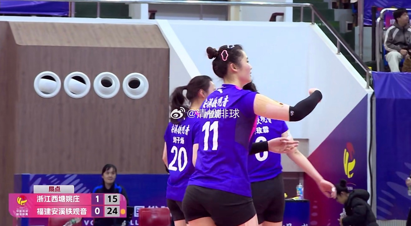 2025-2026中国女排超级联赛A级总决赛7-8名决赛第一回合浙江西塘姚庄vs