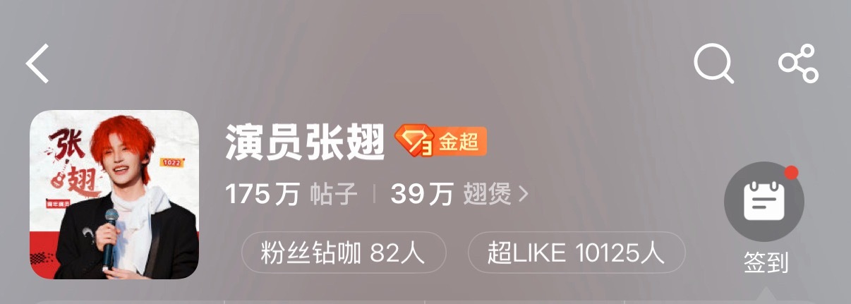 我的天啊！张翅就这么超like破万了！ 短顶1 