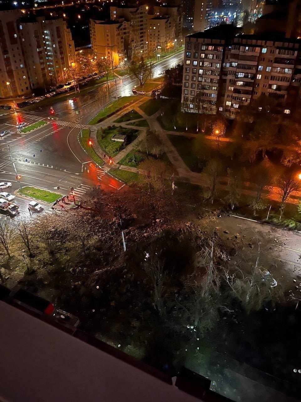 ​“4月20日，空天军Su-34战机在别尔哥罗德市上空飞行时，发生弹药异常脱落。