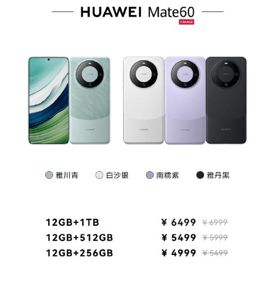 好消息！华为Mate 60系列终于降价了，至高优惠800元，像华为Mate 60