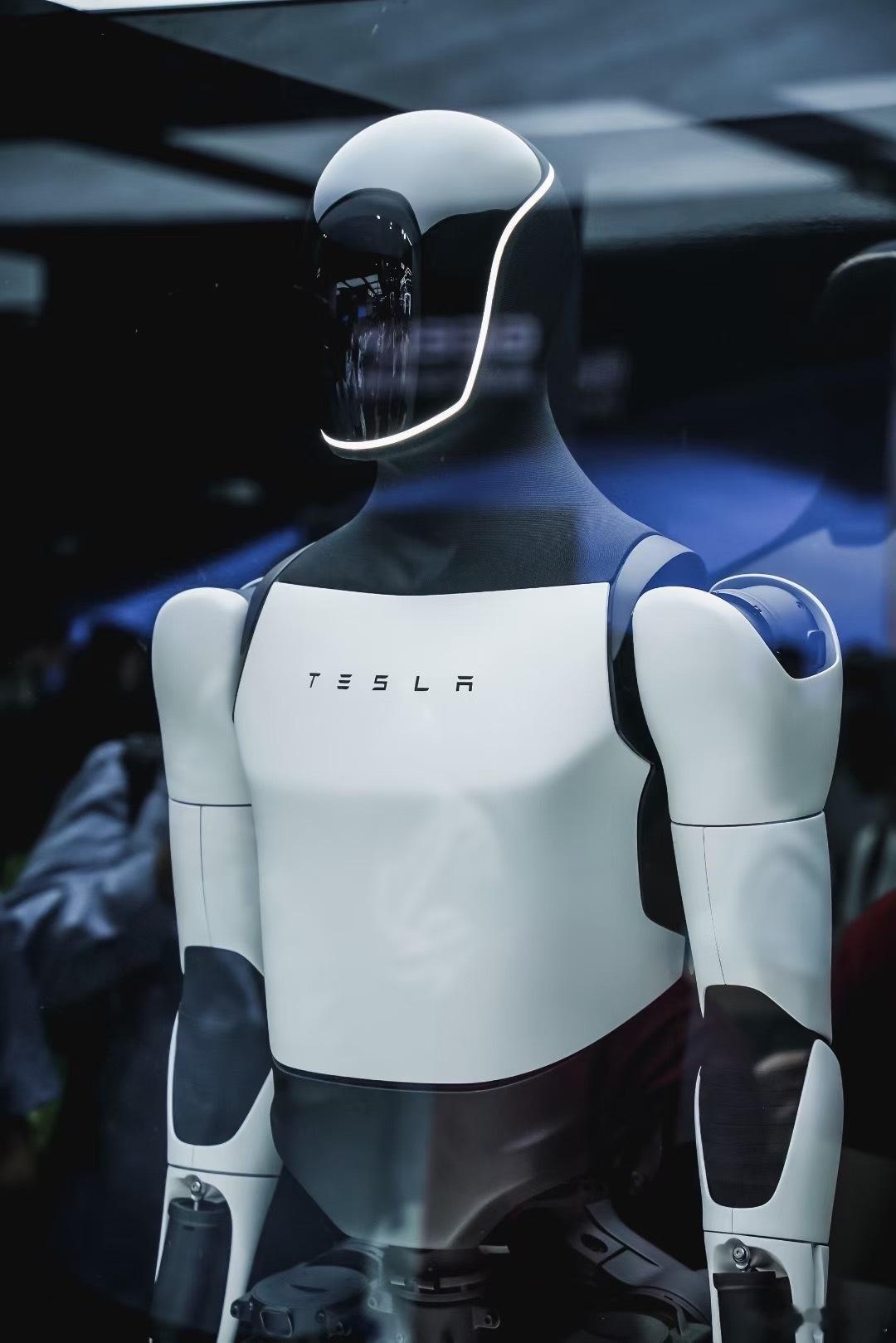 2025世界人工智能大会上特斯拉现场的一些照片 开创可持续的富足时代❗已经不只是