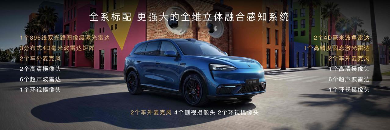 问界M6全系标配华为乾崑智驾ADS 4.1高阶版，拥有更强大的全维立体融合感知系