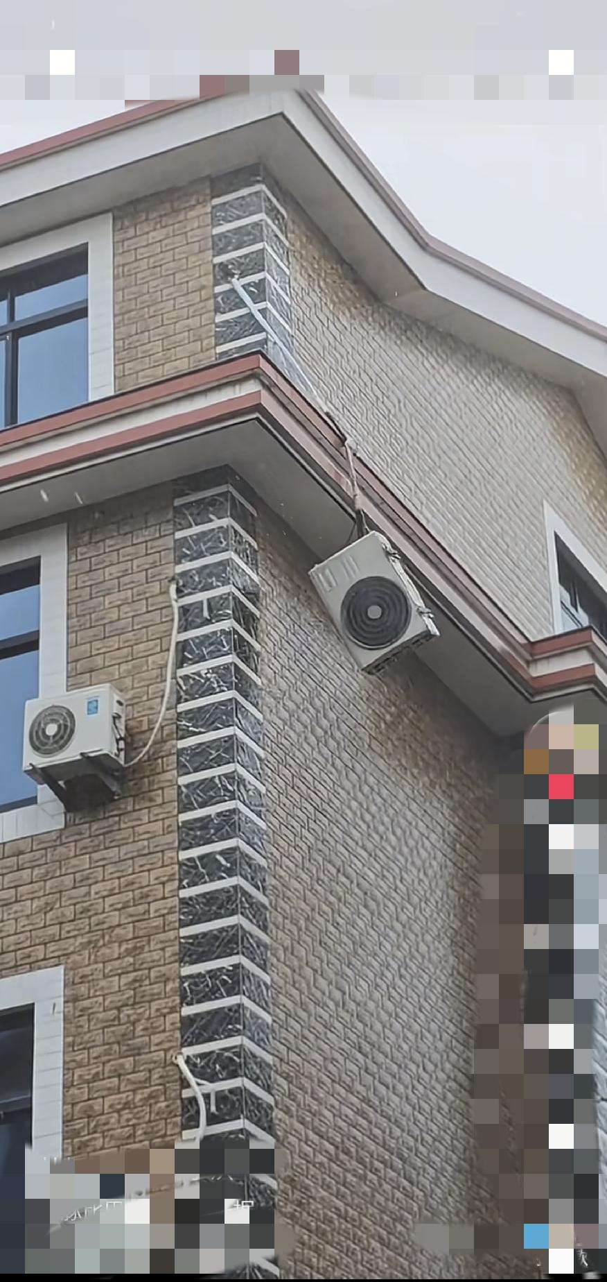 这空调来回晃啊，不是铜管真白扯呀，呵呵。