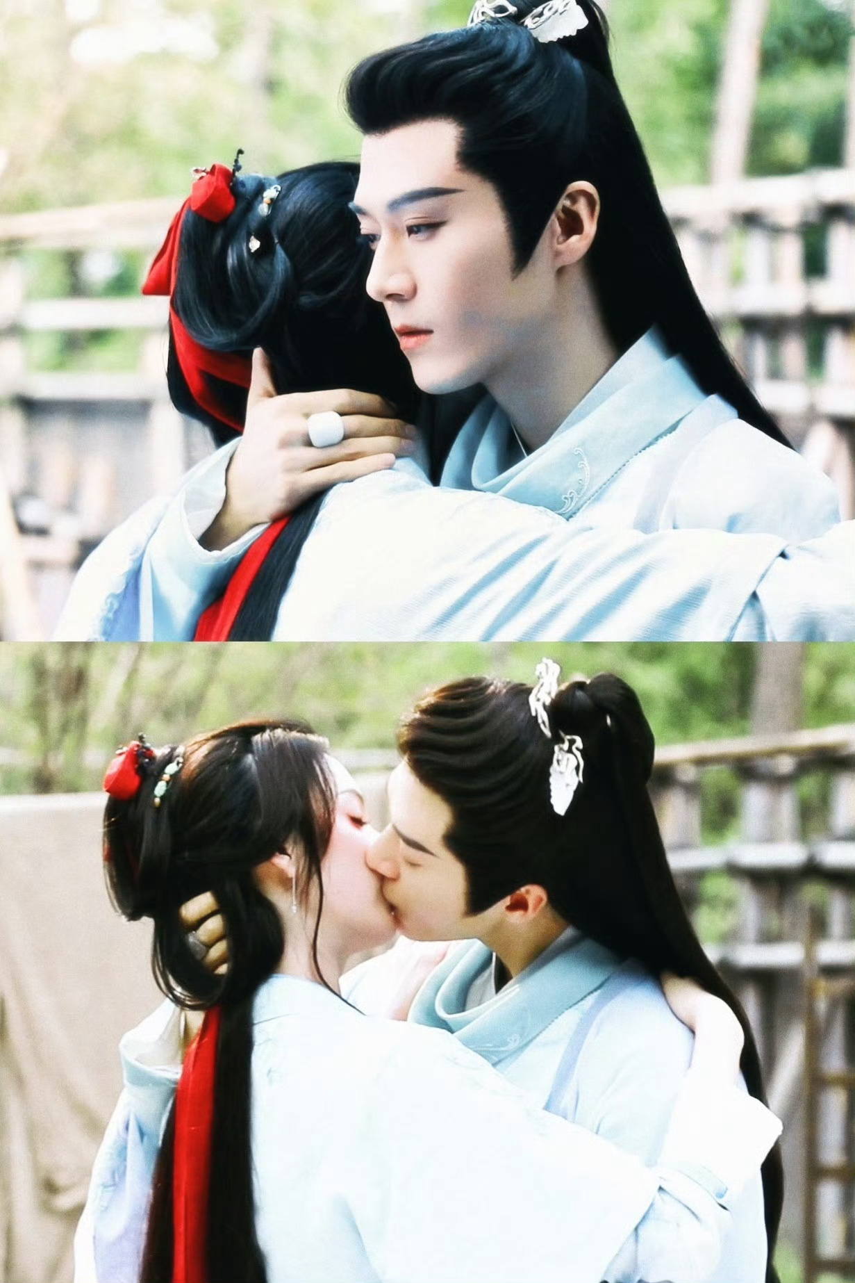 #狐妖版美女与野兽# 超 爱 律 笺 文 颜 如 山 这一对😭转 世 姻 缘 