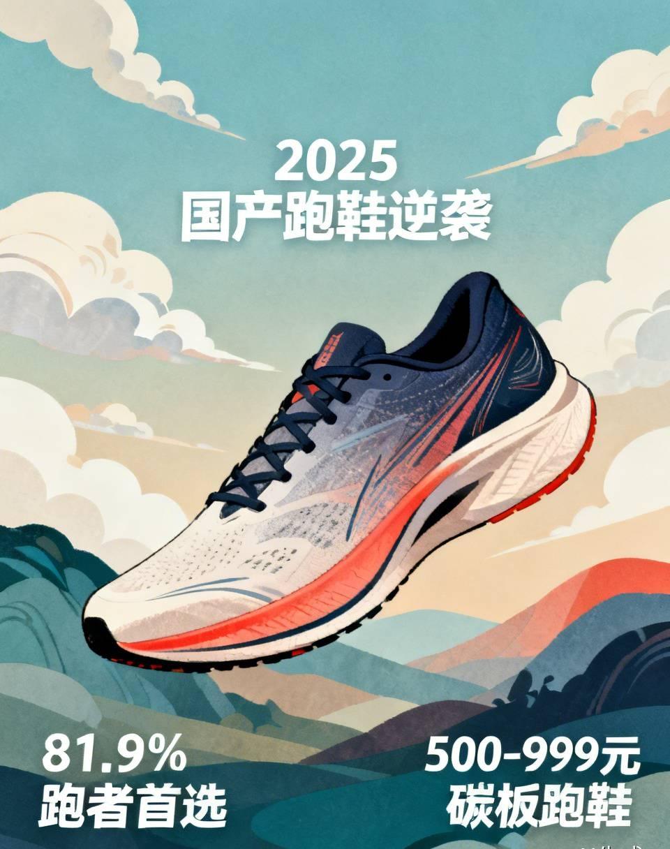 2025年超八成跑者首选国产跑鞋，国产品牌彻底实现逆袭！
 
数据显示：81.9
