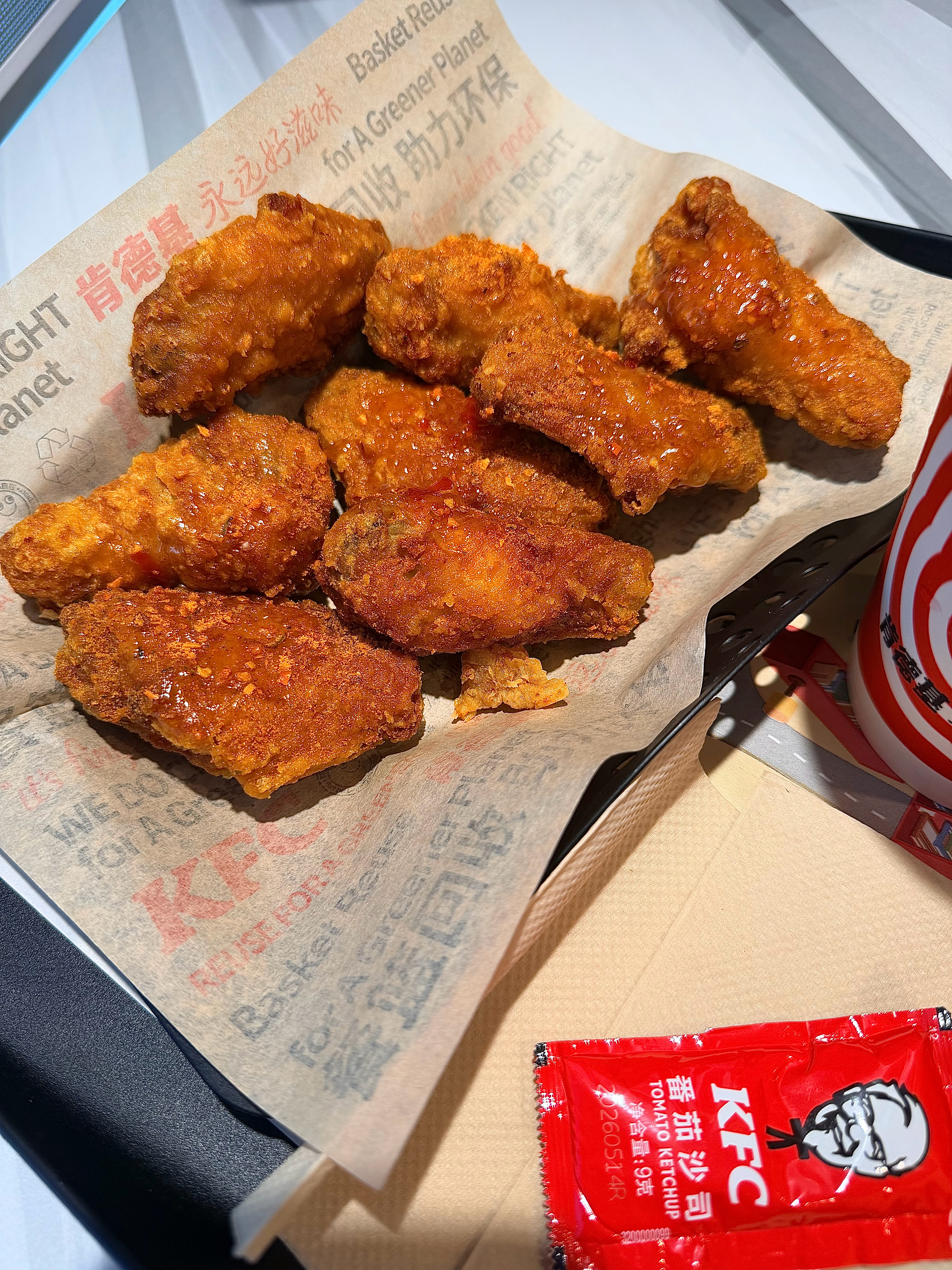 肯德基金沙鸡翅😋 