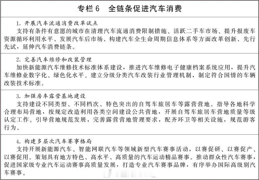 《扩大消费“十五五”规划》正式批复落地专栏6:全链条促进汽车消费（图二）给未来五