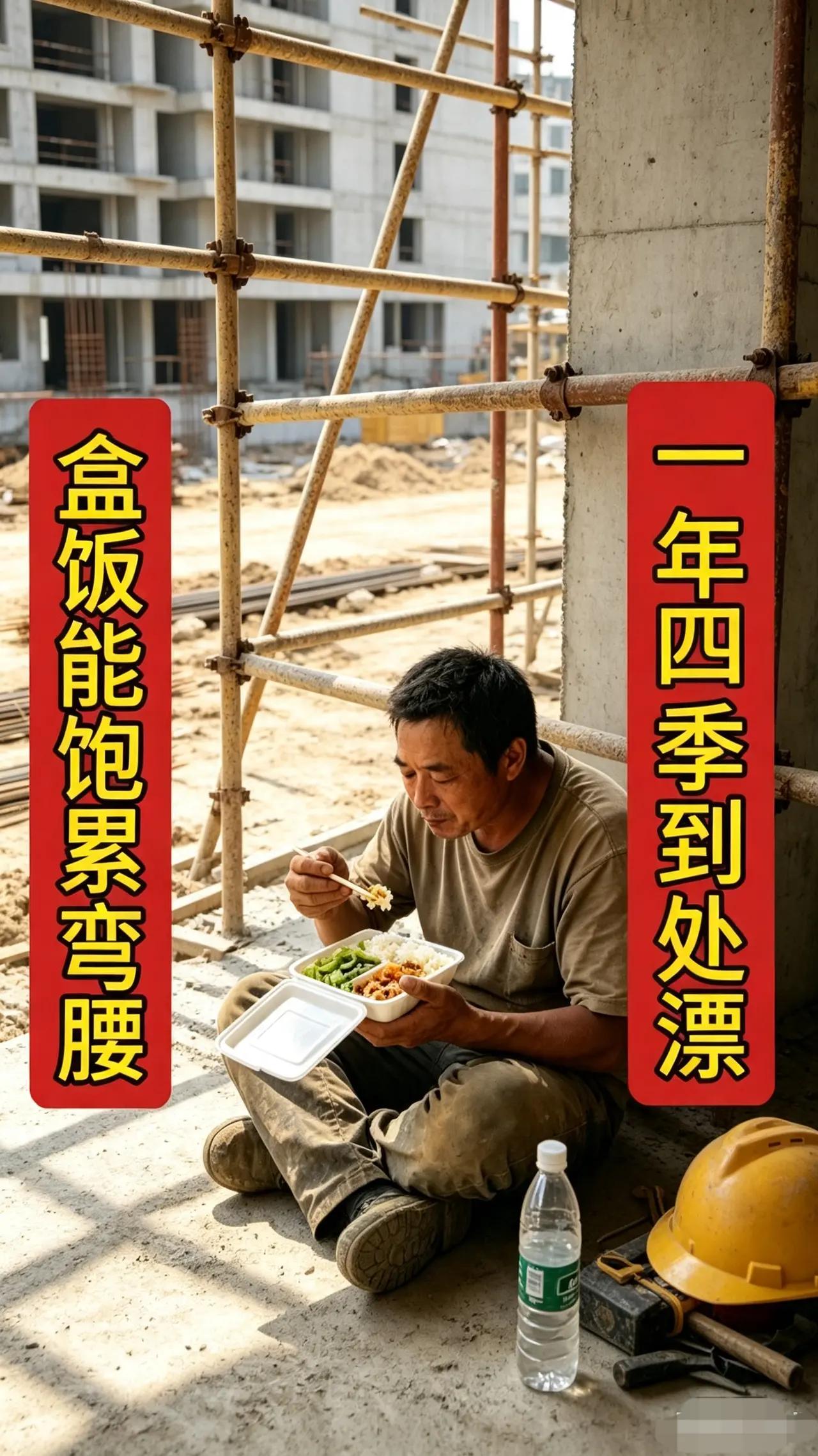 大叔朝九晚五挣点碎钱，每天都是吃快餐，大叔小学还没有毕业，但写出一副对联
，至今